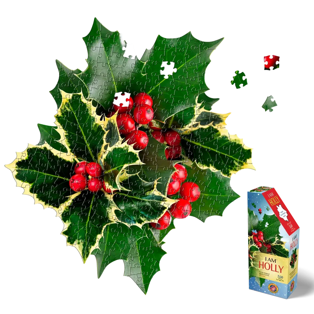I Am Holly 350 Piece Floral Shaped Jigsaw Puzzle Madd Capp (ONLINE ORDER ONLY)