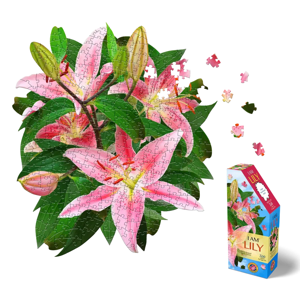 I Am Lily 350 Piece Floral Shaped Jigsaw Puzzle Madd Capp (ONLINE ORDER ONLY)