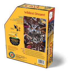 I Am Owl 550 Piece Head Shaped Jigsaw Puzzle Madd Capp (ONLINE ORDER ONLY)