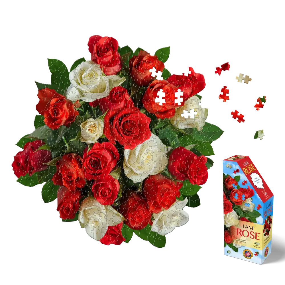 I Am Rose 350 Piece Floral Shaped Jigsaw Puzzle Madd Capp (ONLINE ORDER ONLY)