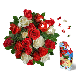 I Am Rose 350 Piece Floral Shaped Jigsaw Puzzle Madd Capp (ONLINE ORDER ONLY)