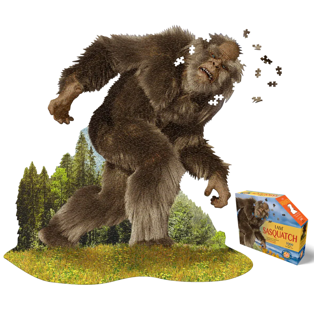 I Am Sasquatch 1000 Piece Creature Shaped Jigsaw Puzzle Madd Capp (ONLINE ORDER ONLY)