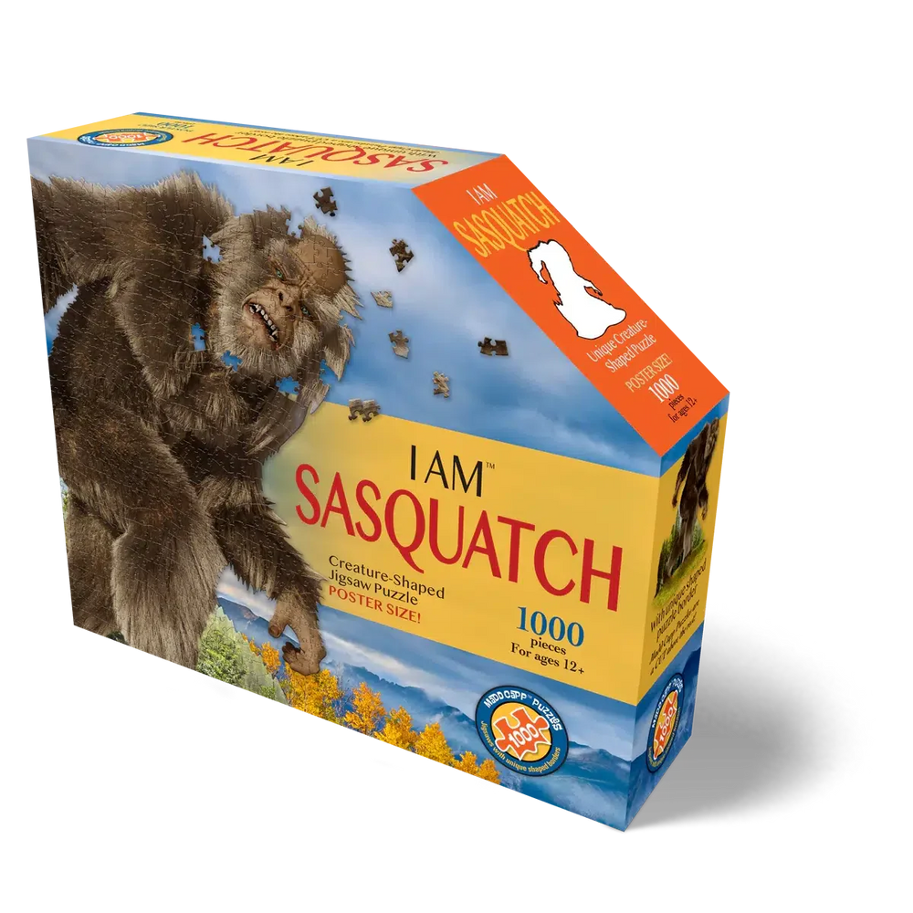 I Am Sasquatch 1000 Piece Creature Shaped Jigsaw Puzzle Madd Capp (ONLINE ORDER ONLY)
