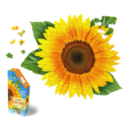 I Am Sunflower 350 Piece Floral Shaped Jigsaw Puzzle Madd Capp (ONLINE ORDER ONLY)
