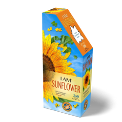 I Am Sunflower 350 Piece Floral Shaped Jigsaw Puzzle Madd Capp (ONLINE ORDER ONLY)
