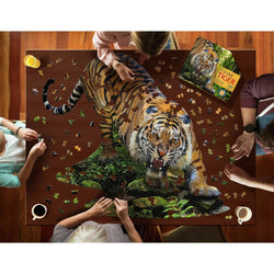 I Am Tiger 1000 Piece Animal Shaped Jigsaw Puzzle Madd Capp (ONLINE ORDER ONLY)