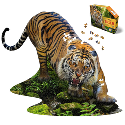 I Am Tiger 1000 Piece Animal Shaped Jigsaw Puzzle Madd Capp (ONLINE ORDER ONLY)