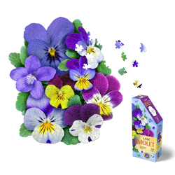 I Am Violet 350 Piece Floral Shaped Jigsaw Puzzle Madd Capp (ONLINE ORDER ONLY)