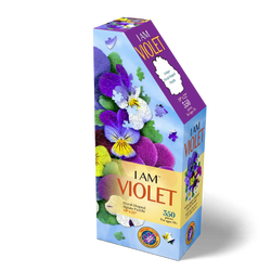 I Am Violet 350 Piece Floral Shaped Jigsaw Puzzle Madd Capp (ONLINE ORDER ONLY)