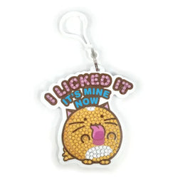 I Licked It.... Whisky Crystal Art Fuzz Balls Bag Charm Kit Craft Buddy