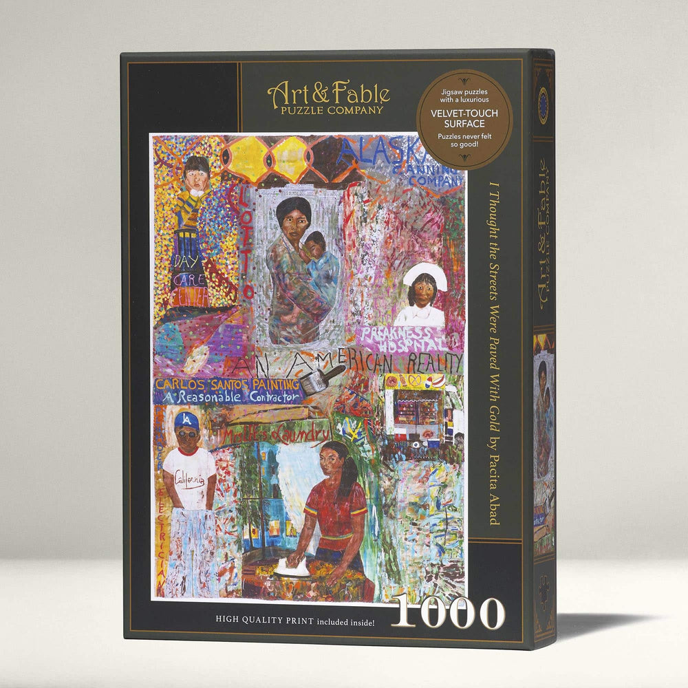 I thought the Streets Were Paved with Gold 1000 Piece Premium Jigsaw Puzzle Art & Fable (ONLINE ORDER ONLY)