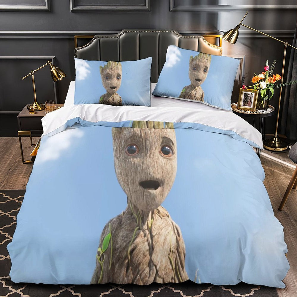 I Am Groot Bedding Sets Quilt Cover Without Filler (Online Order Only)