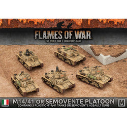 Flames of War: Italian M14/41 or Semovente Platoon (Mid War) (ONLINE ORDER ONLY)
