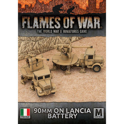 Flames of War: Italian 90mm on Lancia Anti-tank Battery (Mid War) (ONLINE ORDER ONLY)