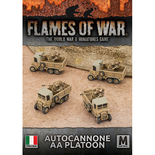 Flames of War: Italian Autocannone 20mm AA Platoon (Mid War) (ONLINE ORDER ONLY)