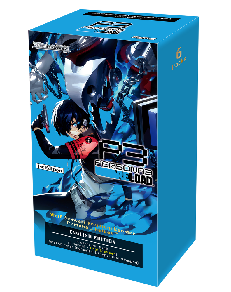 Weiss Schwarz: Persona 3 Reload Premium Booster Box (6 Packs) [English Version] (ONLINE ORDER ONLY)