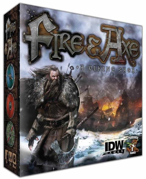 IDW00850 Fire And Axe A Viking Saga Board Game IDW Games (ONLINE ORDER ONLY)