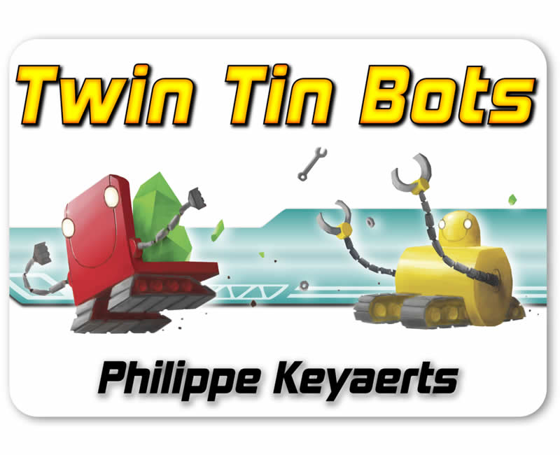 IEL00005 Twin Tin Bots Strategy Board Game Iello Games (ONLINE ORDER ONLY)