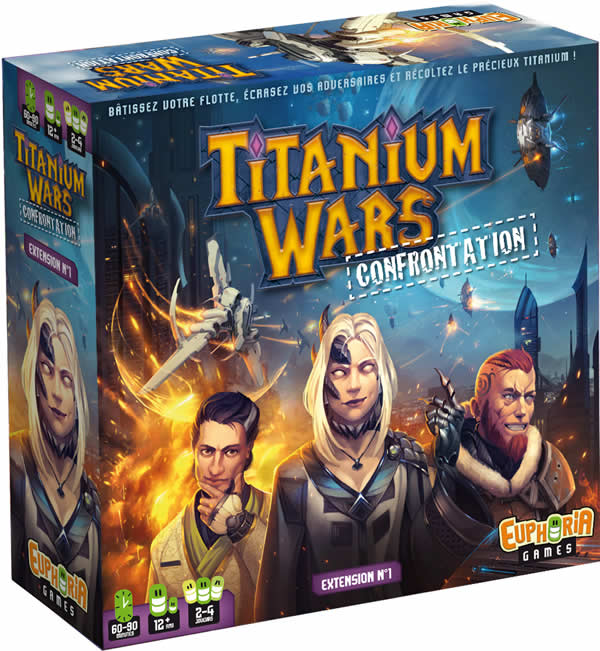 IEL51091 Titanium Wars Confrontation Expansion Card Game Iello (ONLINE ORDER ONLY)
