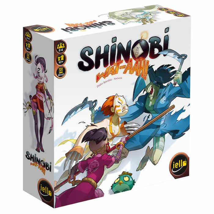 IEL51145 Shinobi Wat Aah Strategy Card Game Iello Games (ONLINE ORDER ONLY)