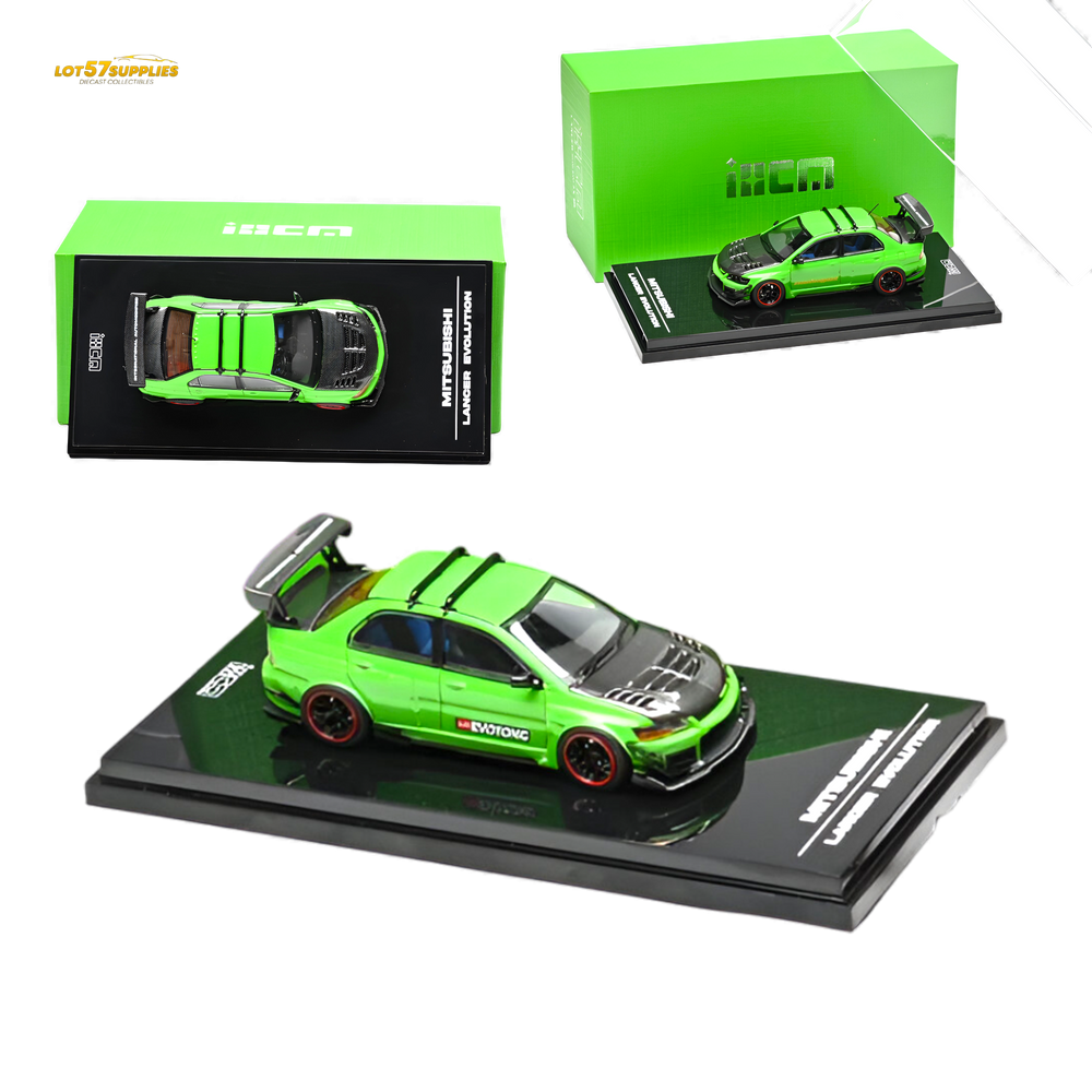 (Pre-Order) IHCM Mitsubishi Lancer Evo IX - Parrot Green 1:64 (ONLINE ORDER ONLY)
