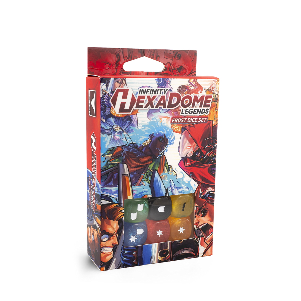 Infinity HexaDome Legends Frost Dice Set (ONLINE ORDER ONLY)