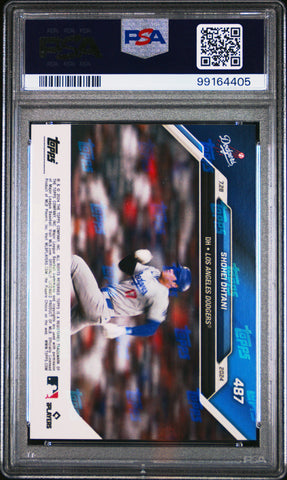 Graded 2024 Topps Now Shohei Ohtani #487 Baseball Card PSA 10 Gem Mint (ONLINE ORDER ONLY)