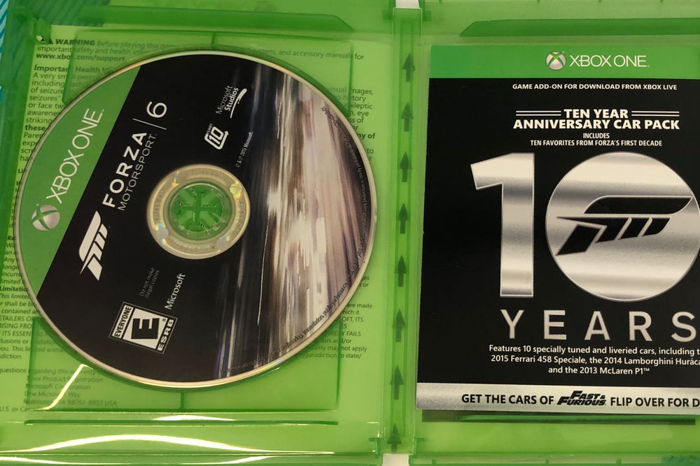 Forza 6 | XBOX One | NM (ONLINE ORDER ONLY)