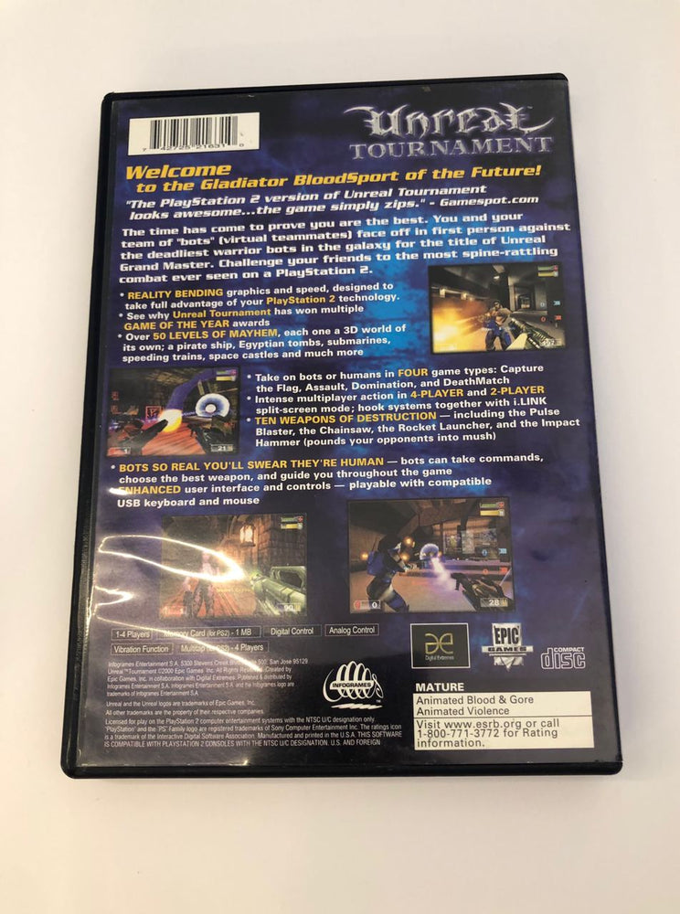 Unreal Tournament | PS2 | VG (ONLINE ORDER ONLY)