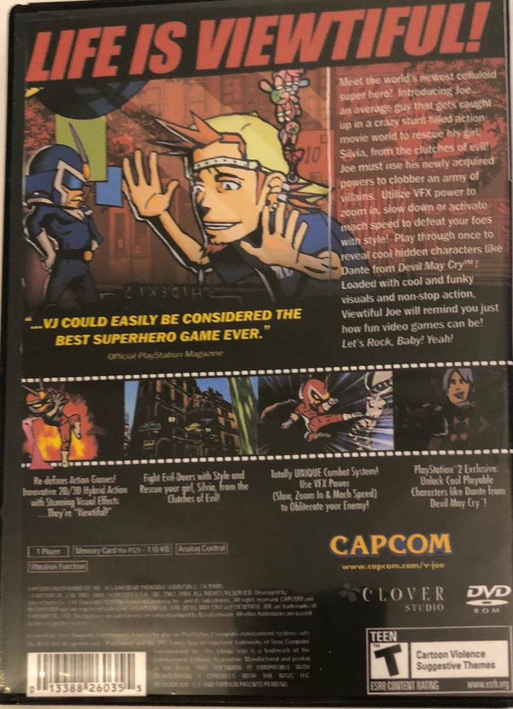 Viewtiful Joe | PS2 | VG (ONLINE ORDER ONLY)