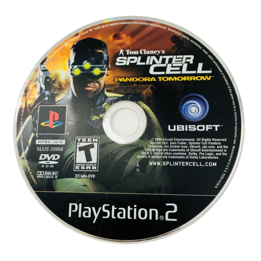Tom Clancy's Splinter Cell: Pandora Tomorrow | PS2 | G (ONLINE ORDER ONLY)