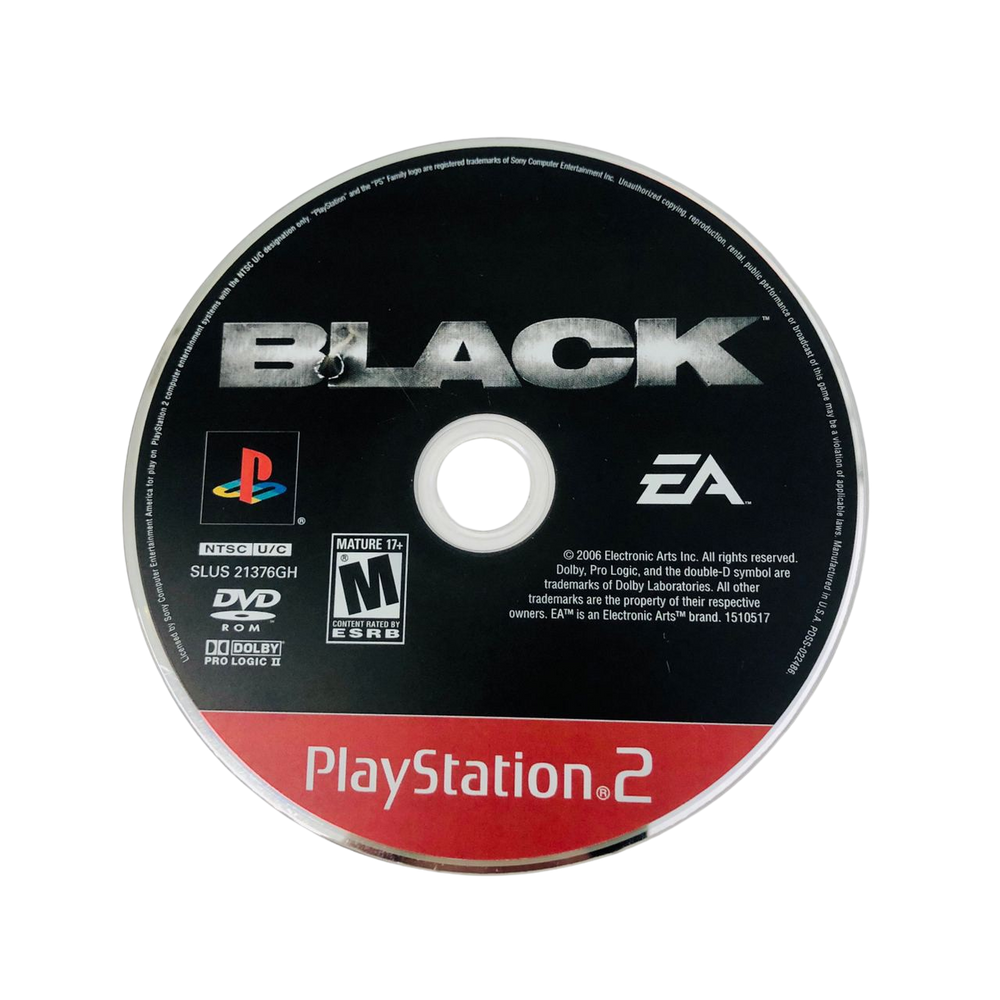Black | PS2 | G (ONLINE ORDER ONLY)