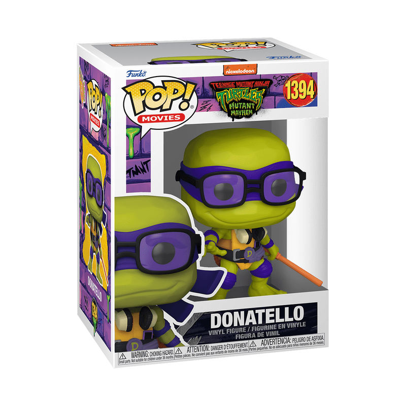 Funko Pop Movies Teenage Mutant Ninja Turtles Mutant Mayhem Donatello 1394 (ONLINE ORDER ONLY)