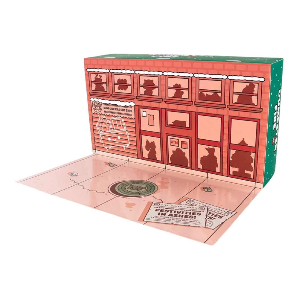 100% Soft Dumpster Fire 12 Days of Trash Holiday Vinyl Figure Set (ONLINE ORDER ONLY)
