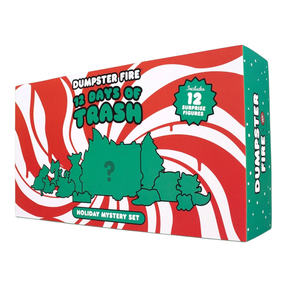 100% Soft Dumpster Fire 12 Days of Trash Holiday Vinyl Figure Set (ONLINE ORDER ONLY)