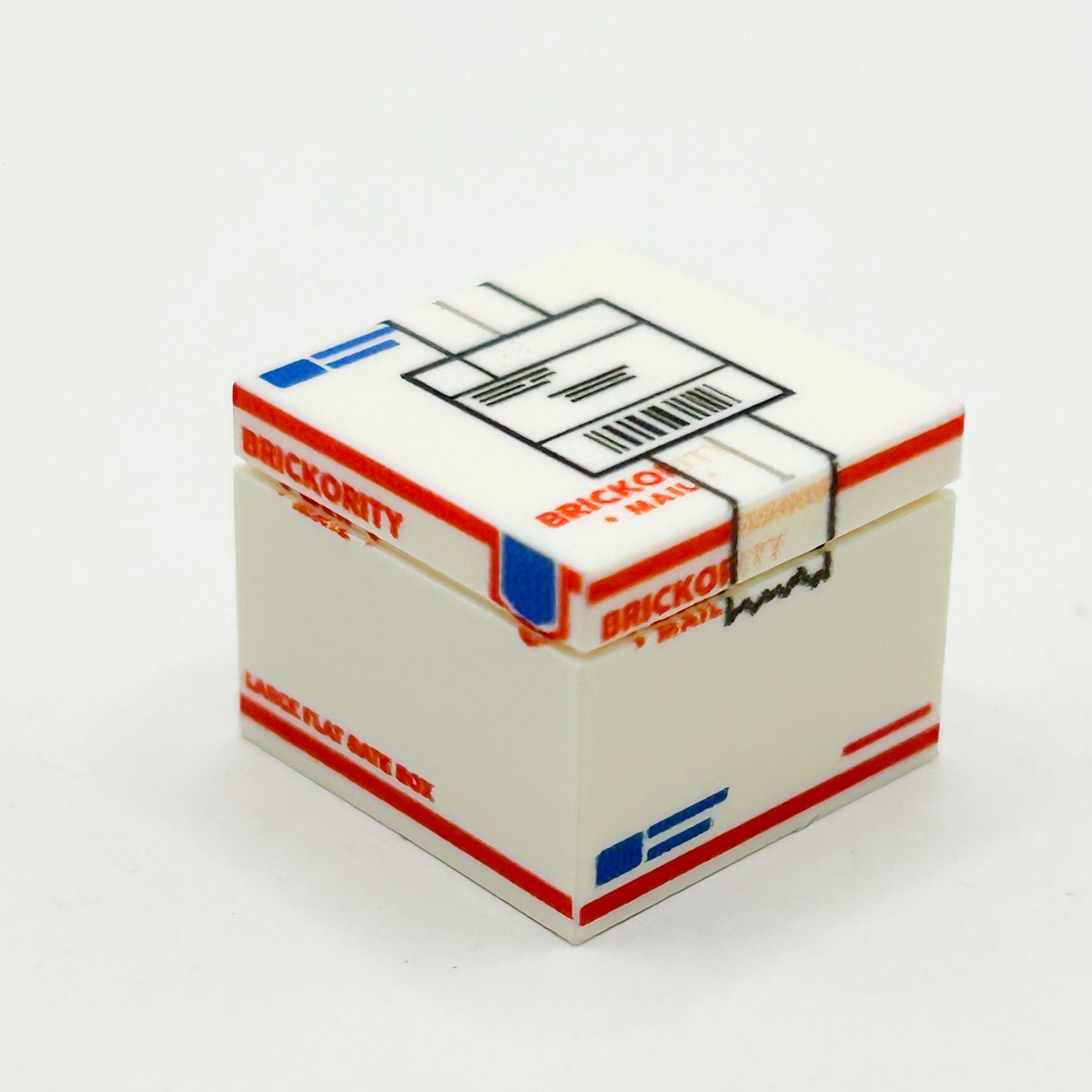 USPS Priority Shipping Box - Custom Printed made using LEGO parts (Online Order Only)
