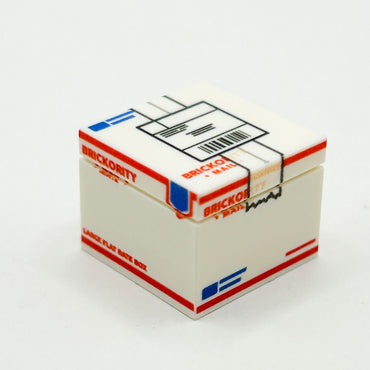 USPS Priority Shipping Box - Custom Printed made using LEGO parts (Online Order Only)