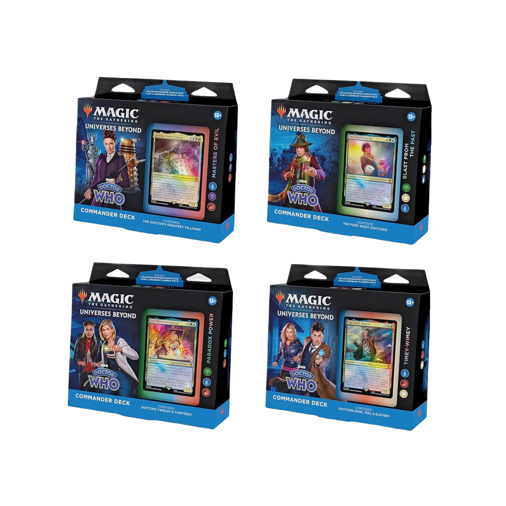 Universes Beyond: Doctor Who Single Commander Deck | MTG | New (ONLINE ORDER ONLY)