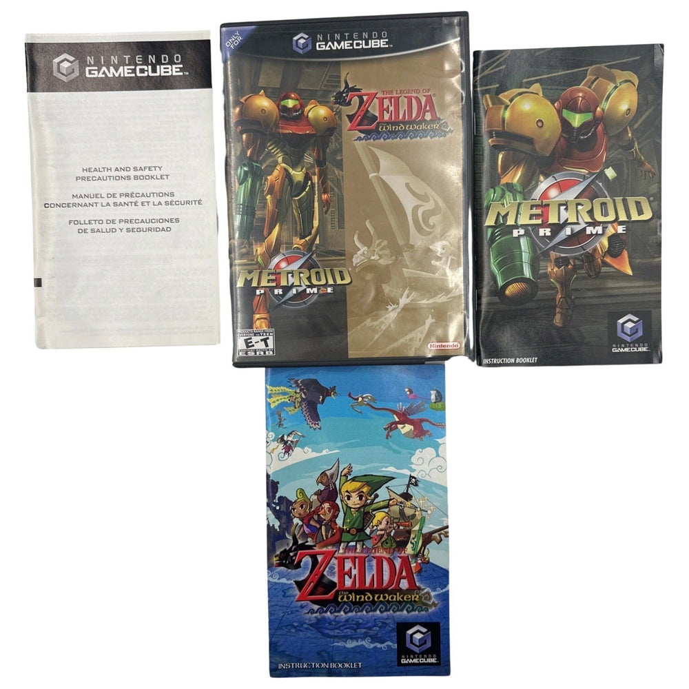 Metroid Prime & Zelda Wind Waker Combo (RARE-CIB) - Nintendo GameCube (Online Order Only)