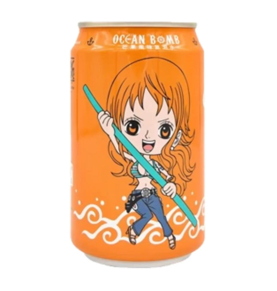 Ocean Bomb One Piece Sparkling Water Nami Mango Flavor (330ml) (Taiwan) (ONLINE ORDER ONLY)