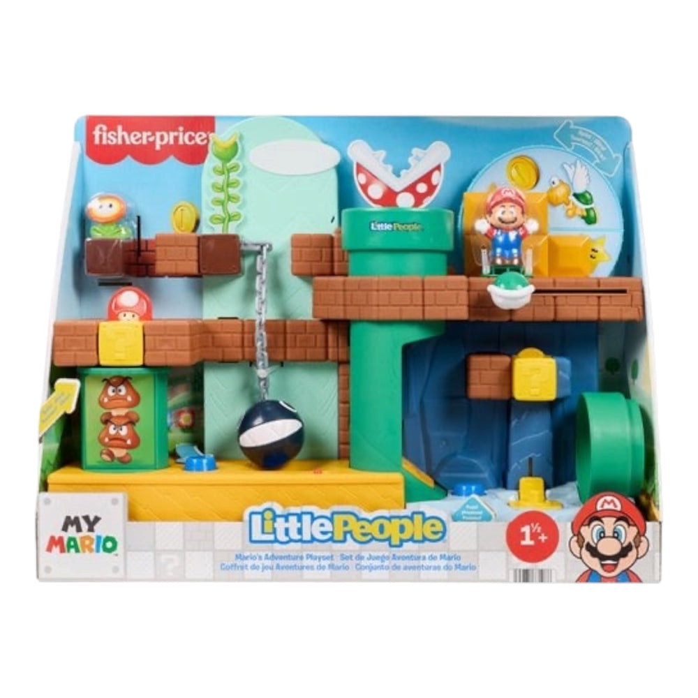 Fisher Price x Super Mario Bros. Little People My Mario Mario's Adventure Playset (ONLINE ORDER ONLY)