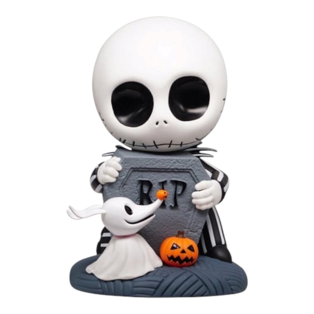 The Nightmare Before Christmas Jack Skellington with Zero and Gravestone Deluxe 18-Inch PVC Figural Bank (ONLINE ORDER ONLY)