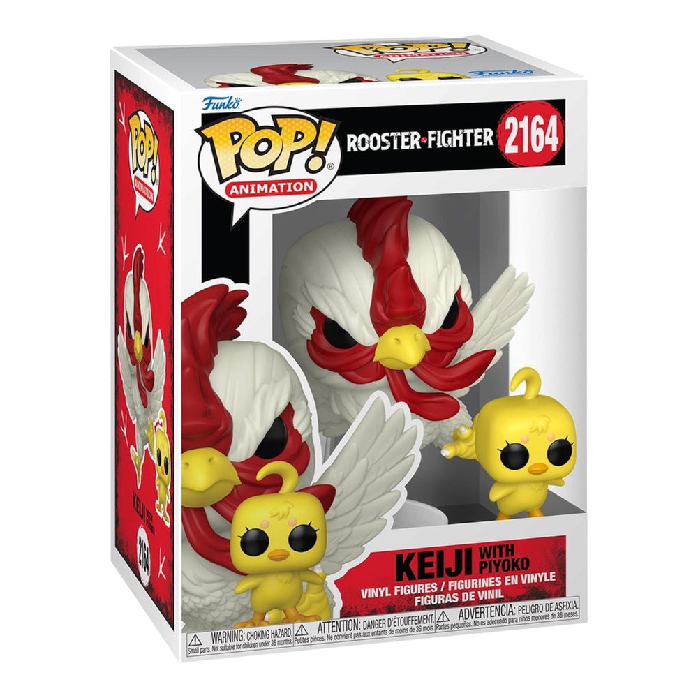 Funko POP! Animation: Rooster Fighter - Keiji with Piyoko 2164 (ONLINE ORDER ONLY)