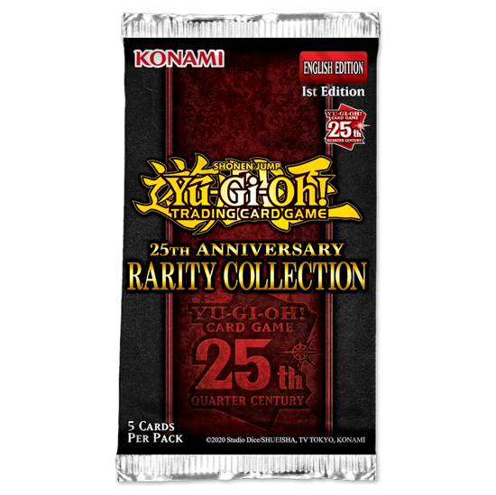 25th Annivary Rarity Collection Booster Pack | Yugioh | New (ONLINE ORDER ONLY)