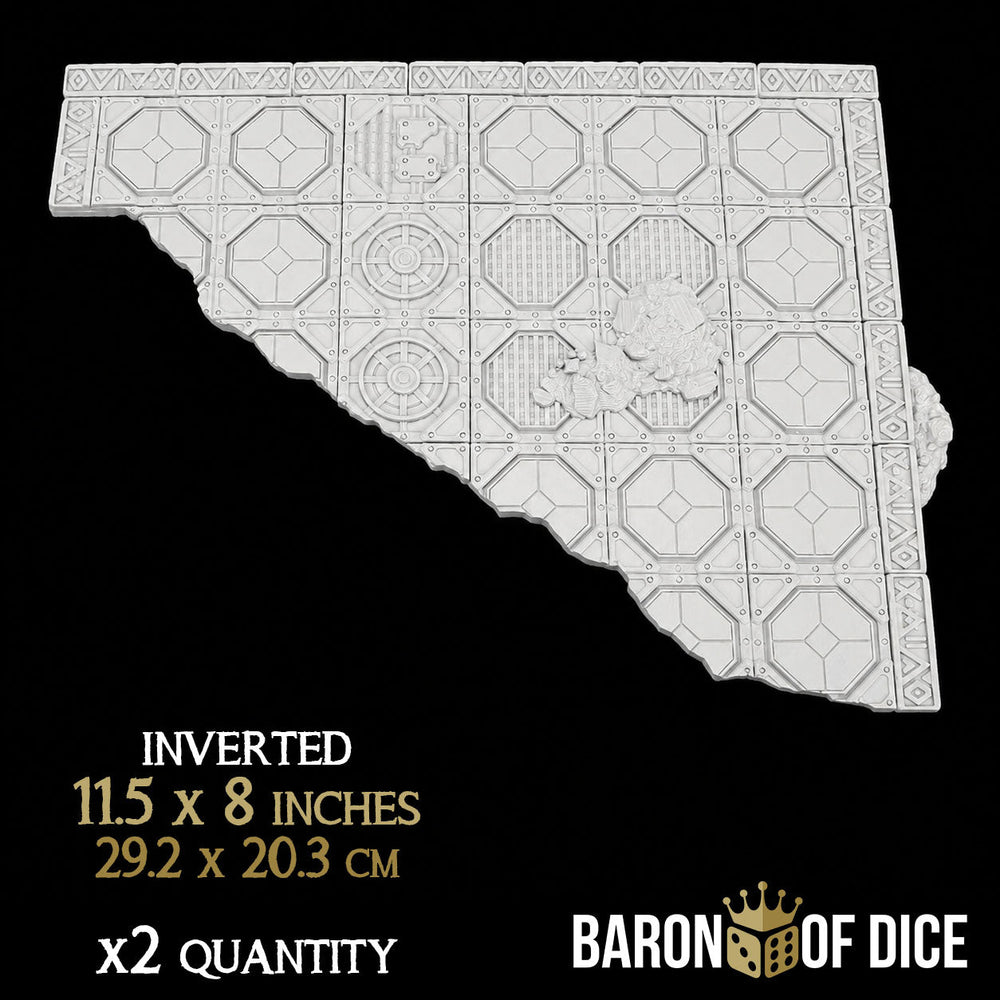 Stonevault Template Set | 11e Terrain Template Set | Shipping Excluded