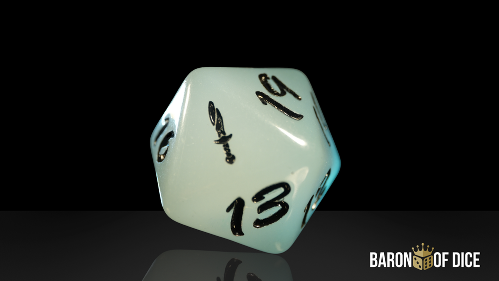 Oversized D20 Spindown | Moonlit Sword
