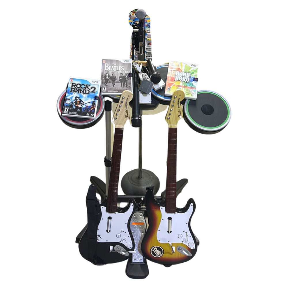 Rock Band Ultimate Band Kit (With 4 Games) - Nintendo Wii & Wii U (Online Order Only)