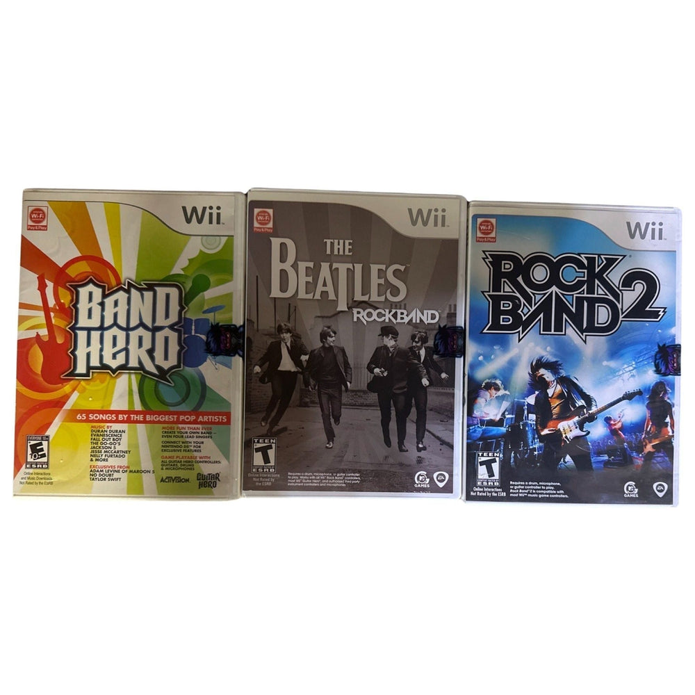 Rock Band Ultimate Band Kit (With 4 Games) - Nintendo Wii & Wii U (Online Order Only)