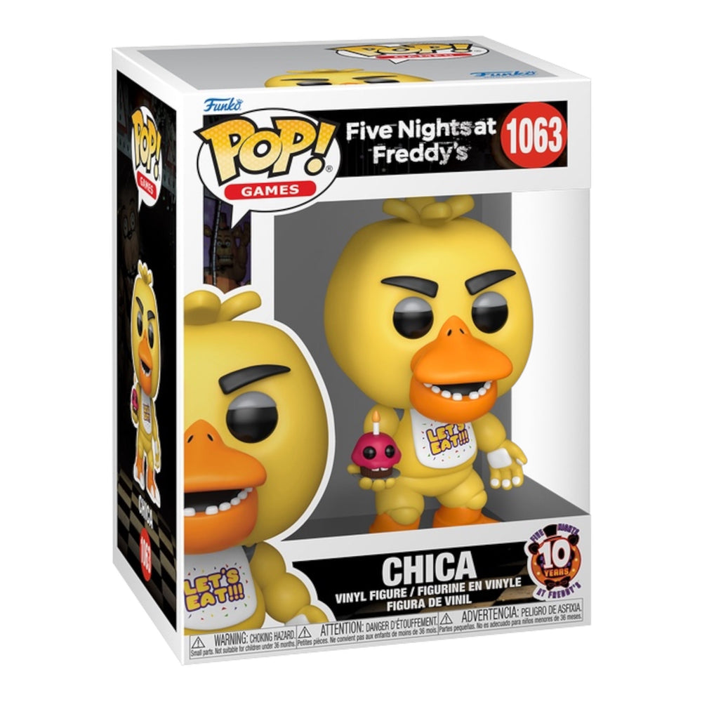 Funko POP! Games: Five Nights at Freddy’s - Chica 1063 (10th Anniversary) (ONLINE ORDER ONLY)