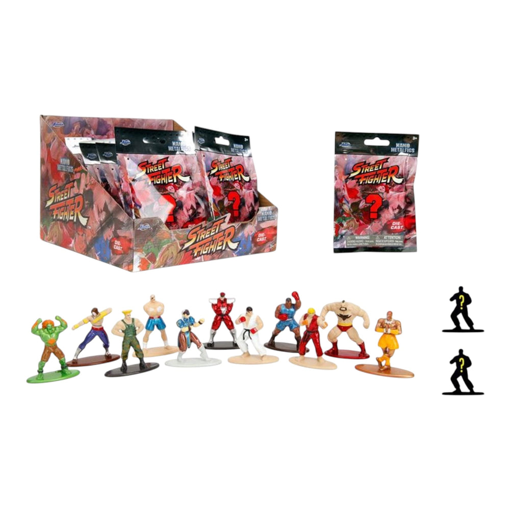 Jada Toys: Street Fighter II Nano MetalFigs Die-Cast Metal Blind Box Mini Figure (ONLINE ORDER ONLY)